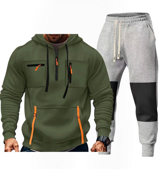 Herren Sportbekleidungsset mit funktionalen Taschen R&B