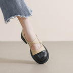 Damen elegante Mary-Jane Schuhe mit modischem Riemen und praktischem Schnallenverschluss