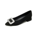 Damen spitze Pumps mit funkelndem Schnallenakzent