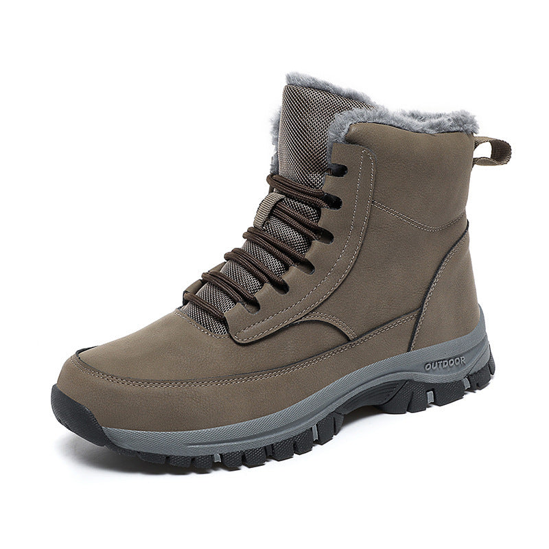Damen Sportliche Winterstiefel mit warmem Futter und rutschfester Sohle R&B
