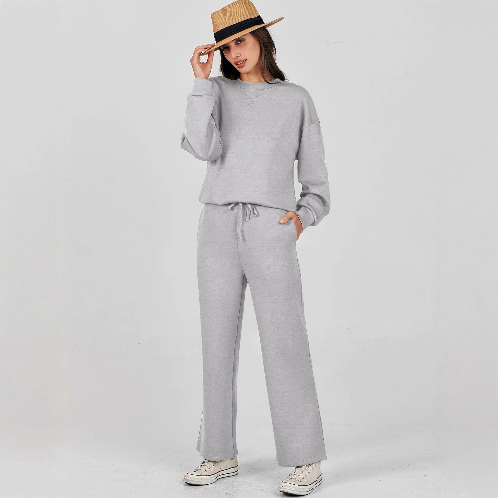 Damen entspannten Komfort Sweatset R&B