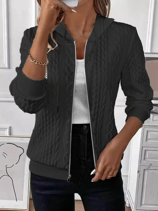 Damen Strickjacke mit Kapuze R&B