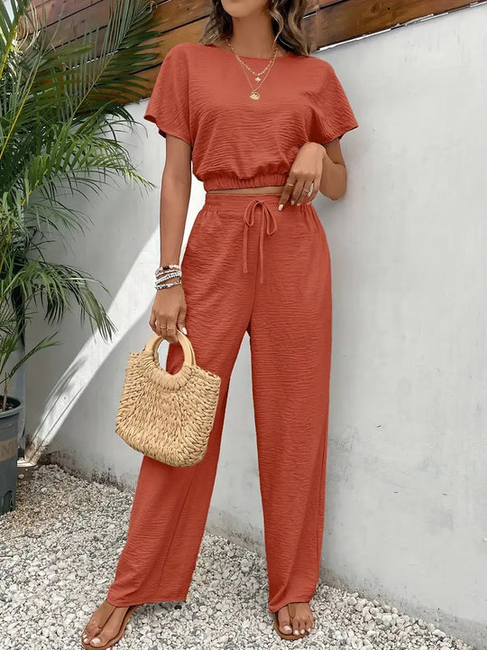 Damen lässiges Two-Piece Lounge-Set R&B