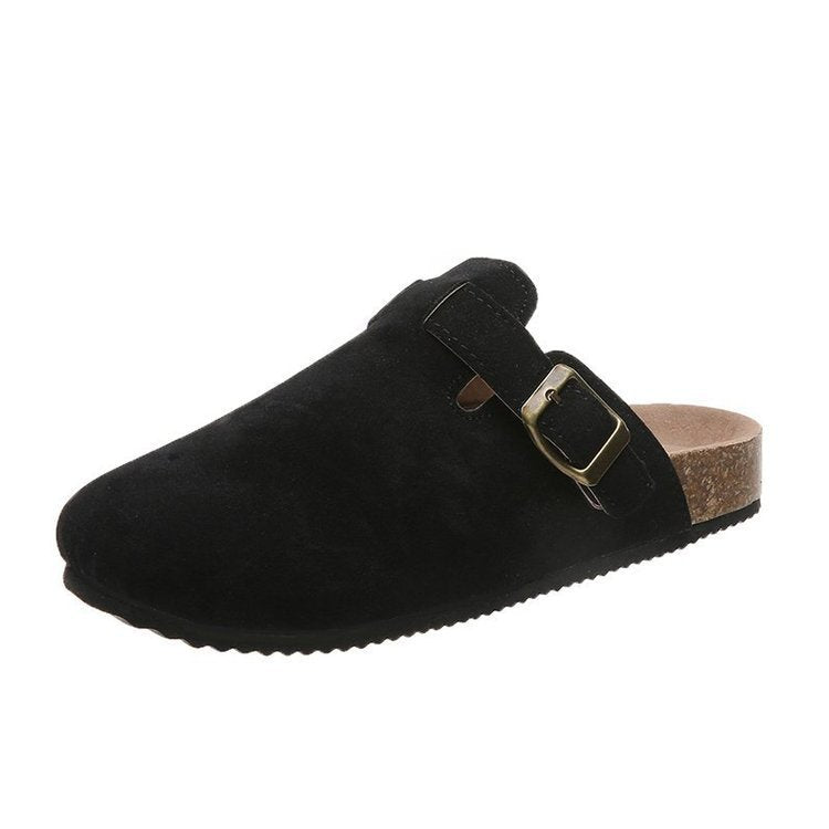 Damen Clogs mit modischem Riemchendesign und anatomischem Fußbett R&B