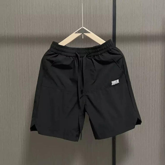 Herren lässige Sportshorts mit elastischem Bund und seitlichen Eingrifftaschen R&B