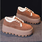 Damen Komfortable Plateau-Sneaker mit weichem Innenfutter R&B