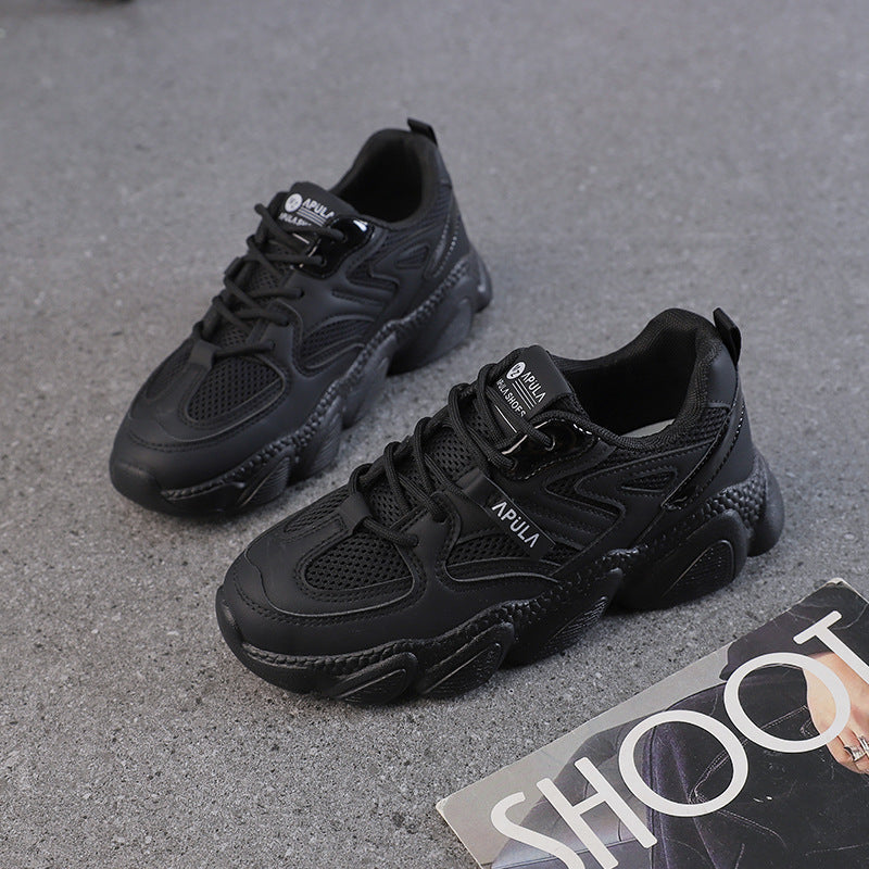 Damen Chunky Sneakers mit atmungsaktiver Mesh-Oberfläche und dämpfender Sohle R&B
