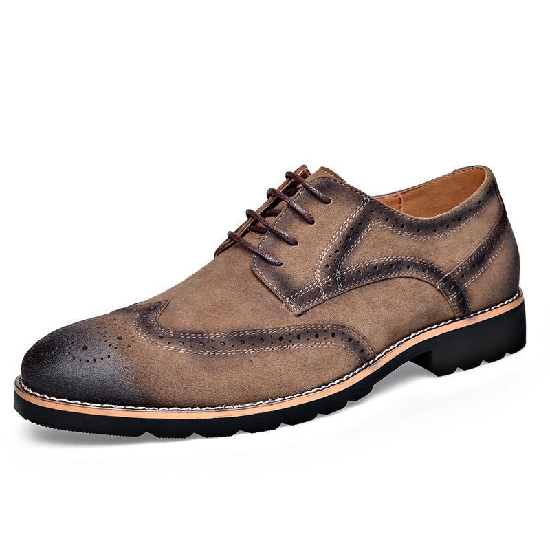 Herren Elegante und modische Brogueschuhe mit weichem Obermaterial R&B