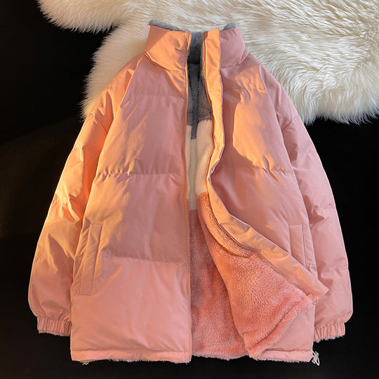 Damen Daunenjacke mit weichem Innenfutter und hohem Kragen R&B