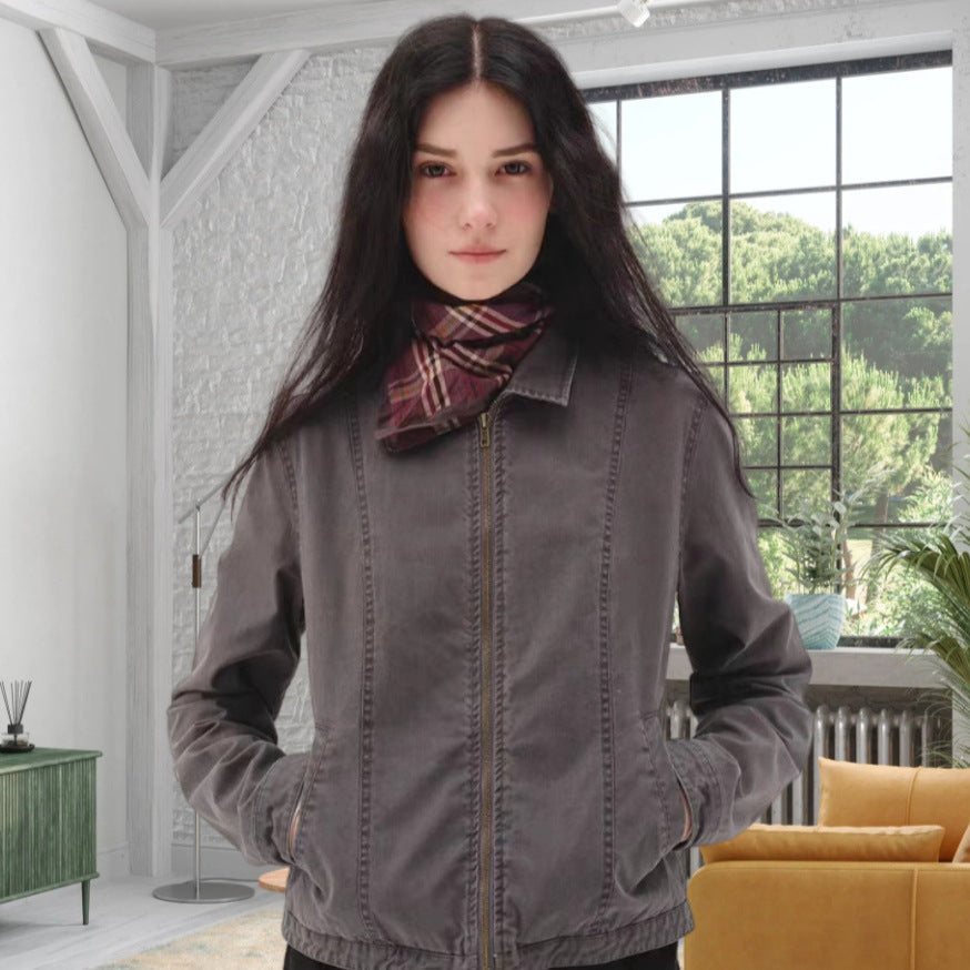 Damen Freizeitjacke mit lässigem Schnitt und praktischen Taschen R&B
