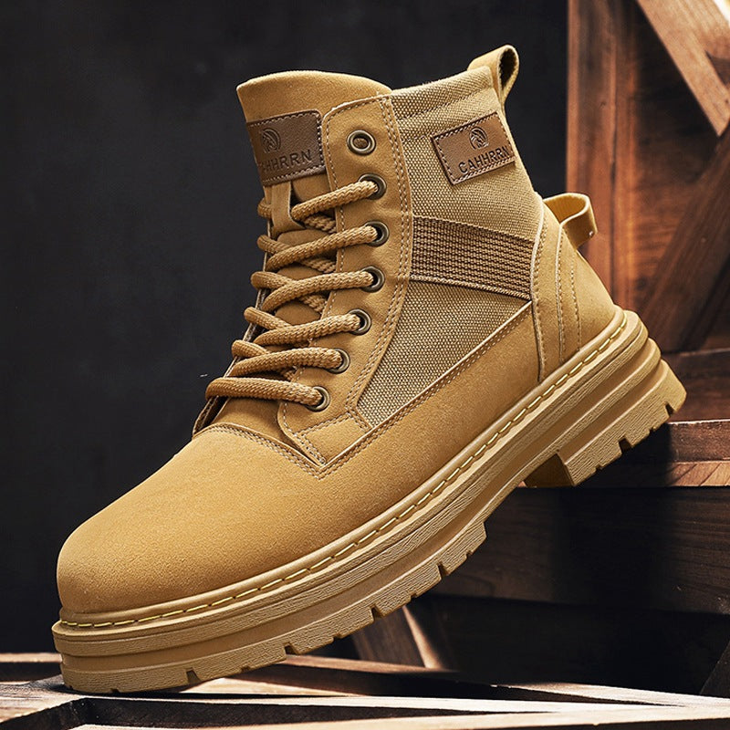 Damen robuste High-Top Stiefel mit praktischer Schnellschnürung und verstärktem Profil R&B