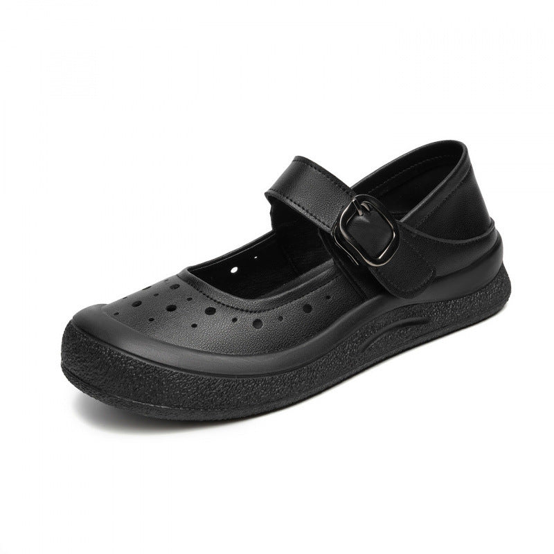 Damen Mary Jane Schuhe mit verstellbarem Riemen und anatomischer Sohle R&B