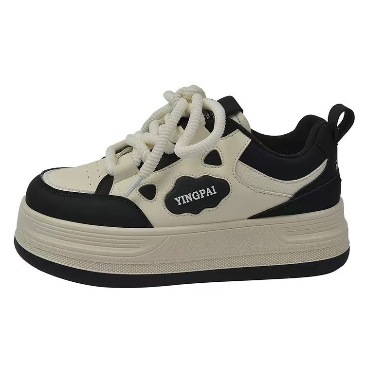 Damen Sportliche Sneaker mit atmungsaktiver Oberflächenstruktur und dämpfendem Profil