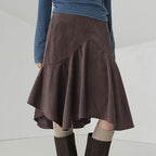 Damen Eleganter ausgestellter Rock mit raffinierter Silhouette R&B