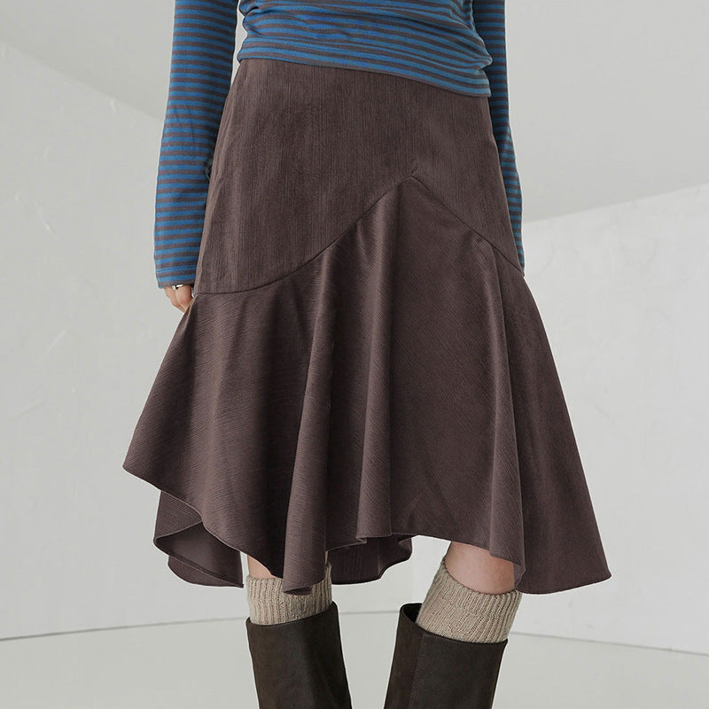 Damen Eleganter ausgestellter Rock mit raffinierter Silhouette R&B