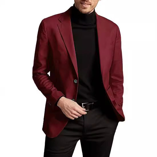 Herren eleganter Blazer mit modernem Schnitt und praktischen Taschen R&B