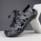 Damen Bequeme und rutschfeste Outdoor-Sandalen mit elastischem Schnürsystem