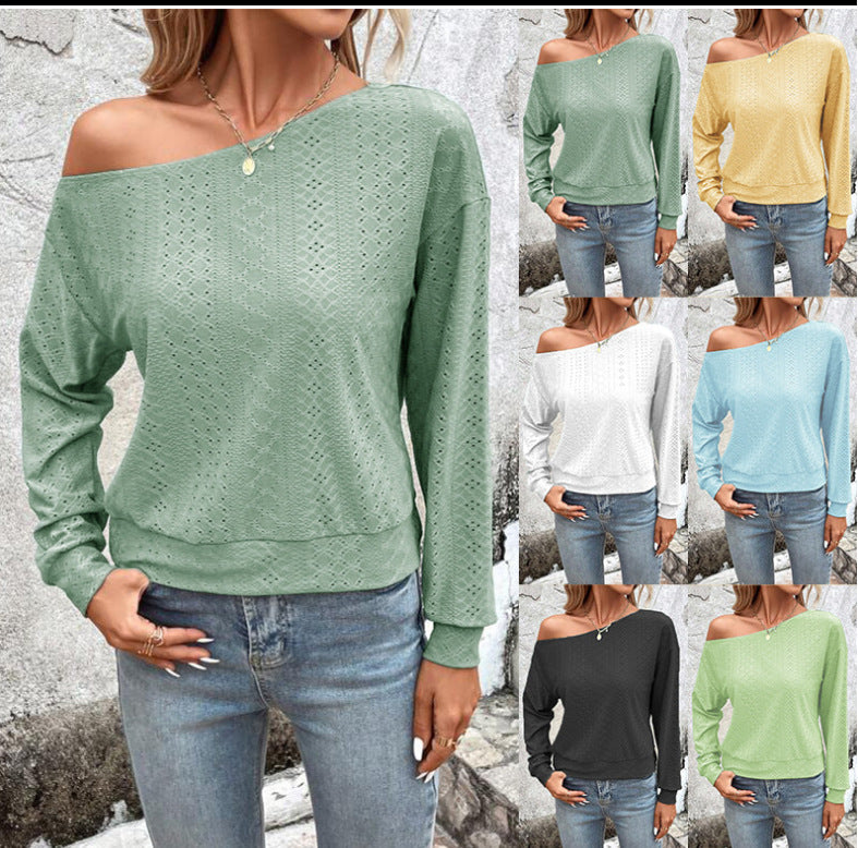 Damen Komfortables und stilvolles asymmetrisches Sweatshirt R&B