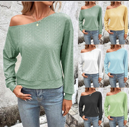 Damen Komfortables und stilvolles asymmetrisches Sweatshirt R&B