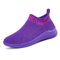 Damen Sportliche Slip-On Sneakers mit atmungsaktivem Strickoberteil  1774575816
