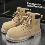 Damen robuste Schnürboots aus hochwertigem Wildleder R&B