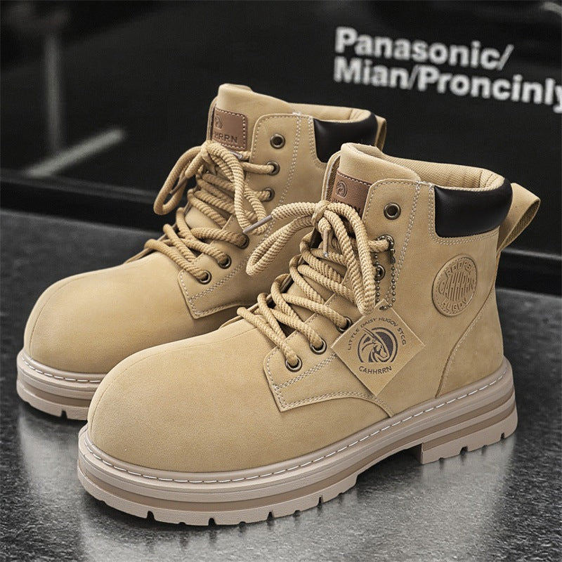 Damen robuste Schnürboots aus hochwertigem Wildleder R&B