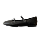 Damen Elegante Ballerinas mit modischem Riemchen und schimmerndem Obermaterial R&B