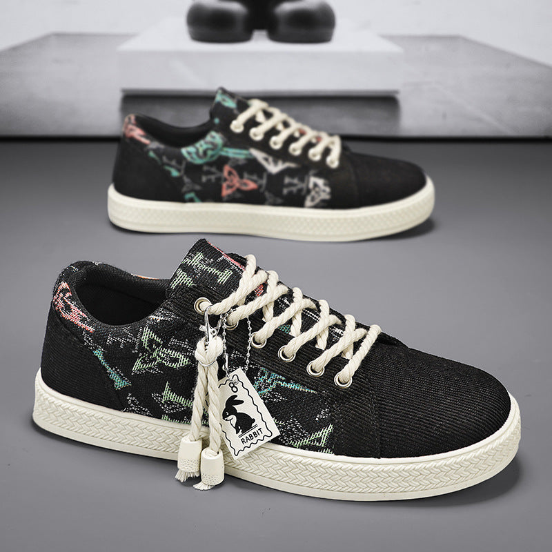 Damen Modische Sneakers mit einzigartigem Textil-Design
