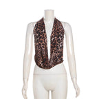 Damen Scarf mit modernem Leopardenmuster R&B