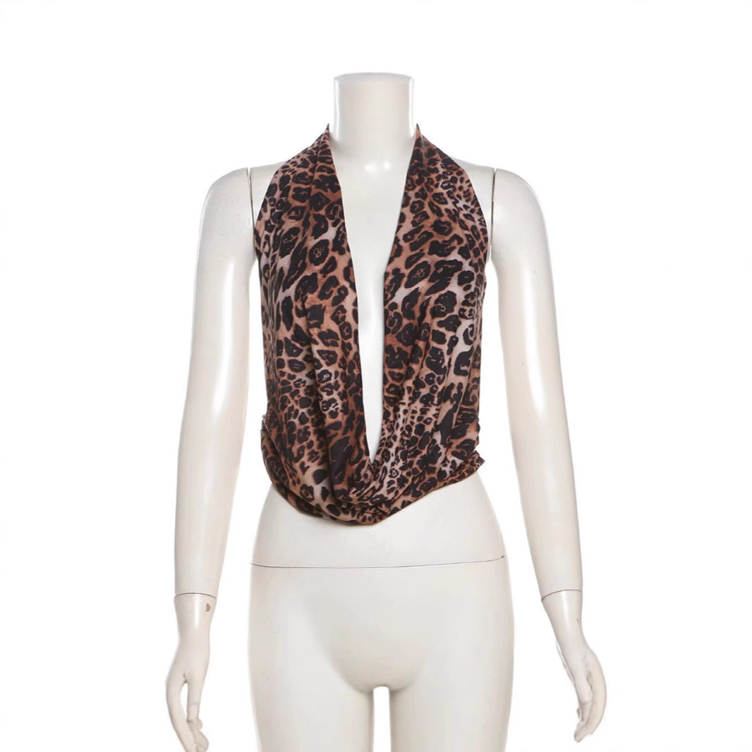 Damen Scarf mit modernem Leopardenmuster R&B