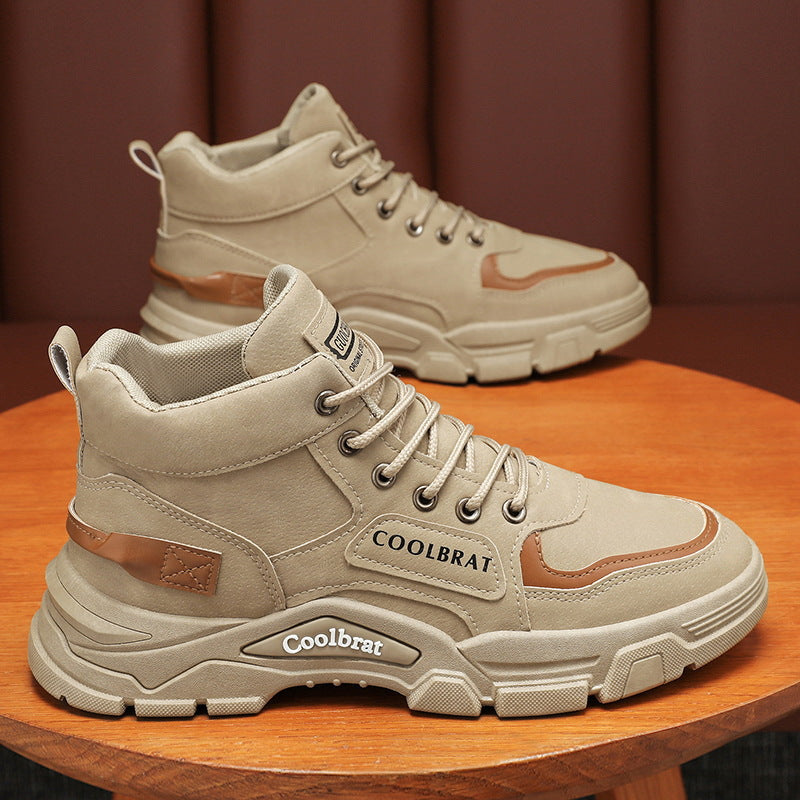 Herren Modische Winterstiefel mit rutschfester Sohle und warmem Innenfutter