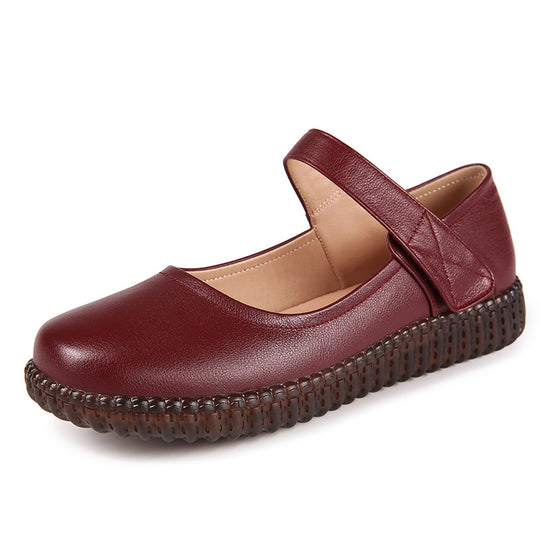 Damen Mary Jane Slipper mit verstellbarem Riemen und antirutschsohle R&B