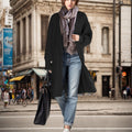 Damen Grobstrickjacke mit offenen Ärmeln und lässiger Passform