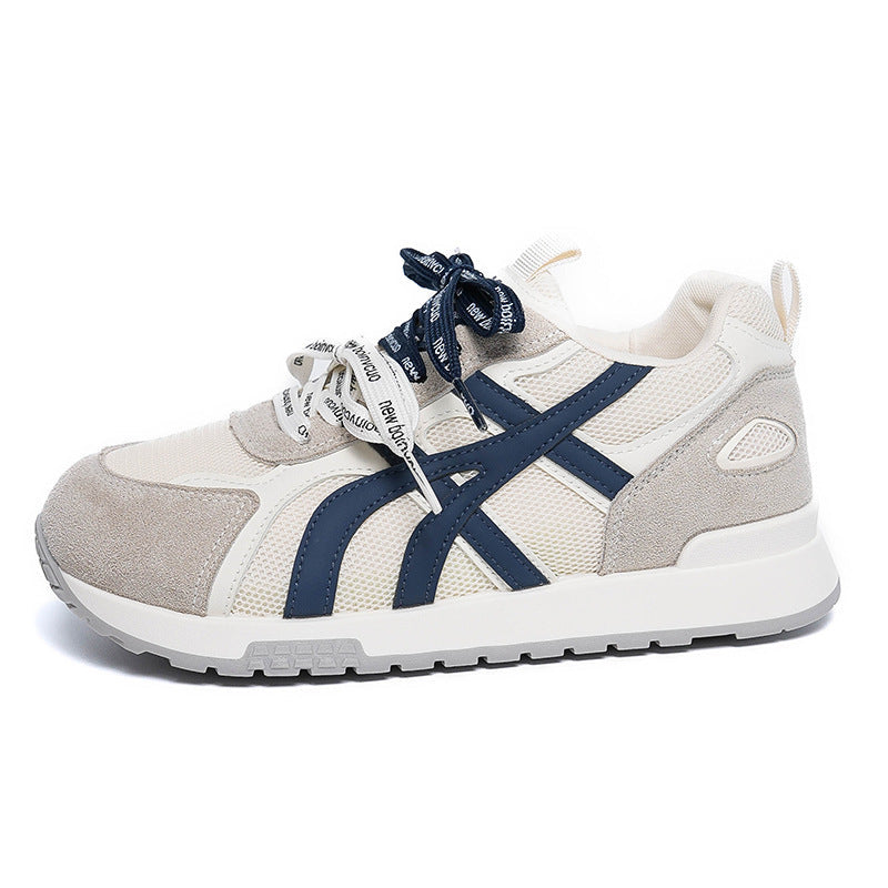 Damen Sportliche Sneaker mit atmungsaktivem Mesh-Obermaterial und dämpfender Sohle R&B