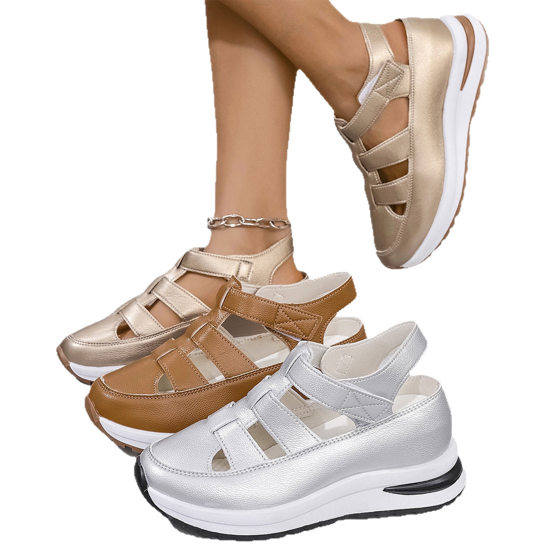 Damen Sportliche Sneakers mit anatomischer Dämpfung und Klettverschlüssen R&B