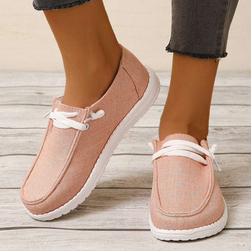Damen bequeme Slip-On Freizeitschuhe mit leichtem Obermaterial R&B