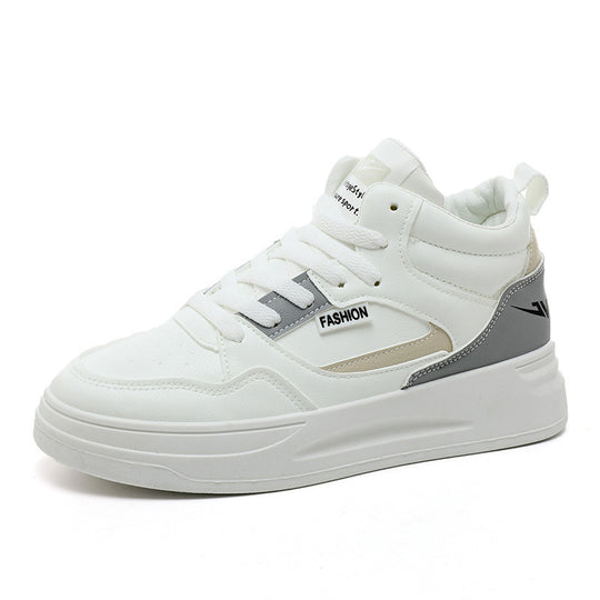 Damen modische High-Top Sneaker mit atmungsaktivem Mesh und dämpfender Sohle R&B