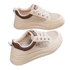 Damen Sportliche Sneakers mit atmungsaktiver Netzoberfläche und dämpfender Sohle