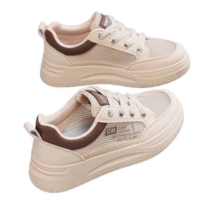 Damen Sportliche Sneakers mit atmungsaktiver Netzoberfläche und dämpfender Sohle