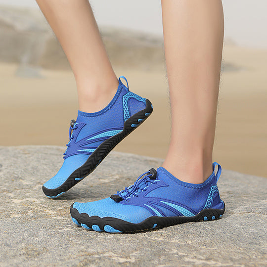 Damen Aqua-Sport-Schuhe mit rutschfester Sohle und atmungsaktivem Mesh-Obermaterial R&B