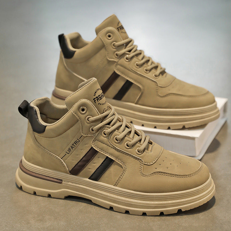 Damen Sportliche High-Top Sneakers mit rutschfester Sohle und atmungsaktivem Obermaterial