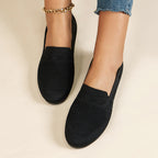 Damen Atmungsaktive Slip-On Sneakers mit flexiblem Strickdesign R&B