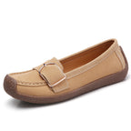 Damen Bequeme Mokassins mit eleganter Schnalle