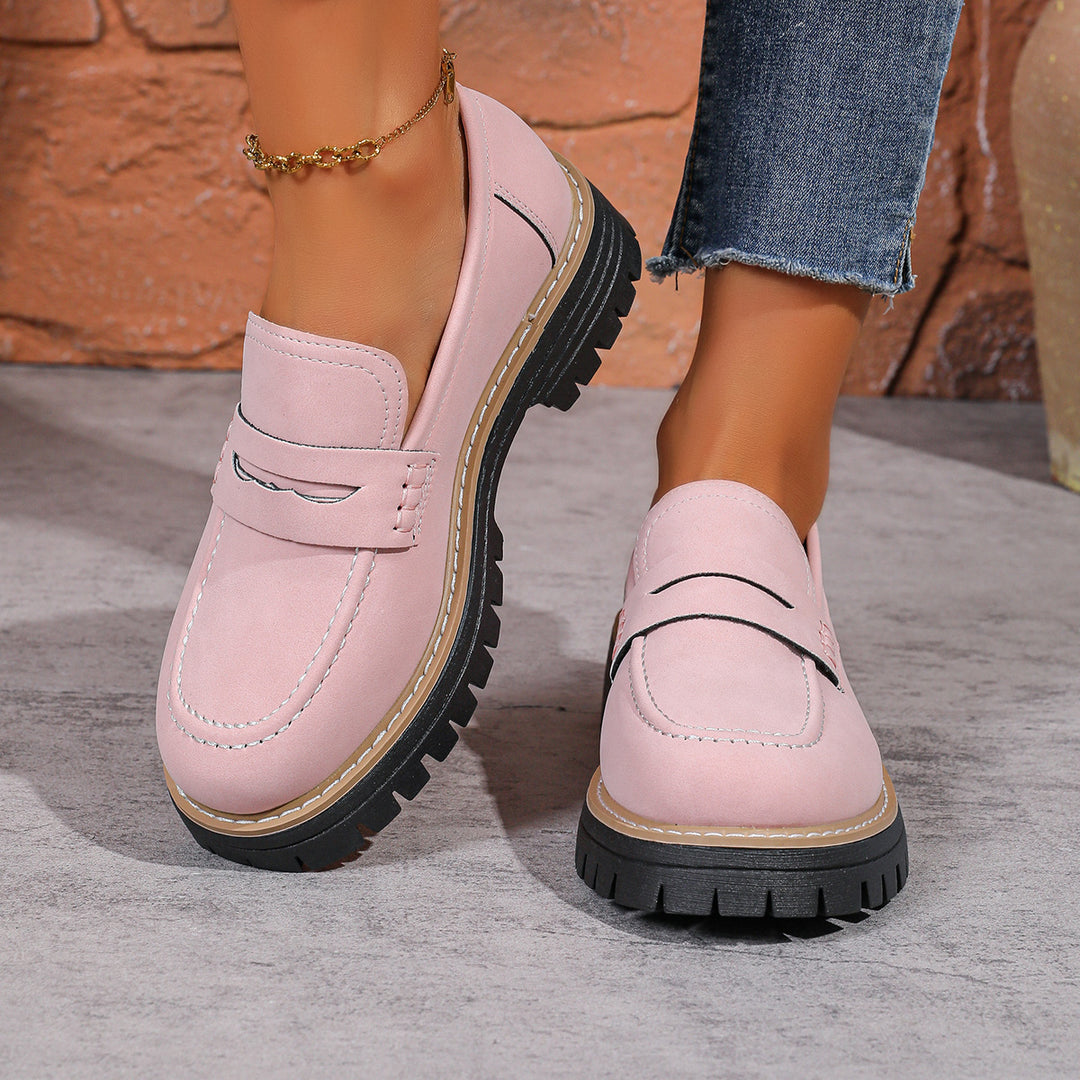 Damen Bequeme Mokassins mit trendiger Sohle und modischem Design R&B