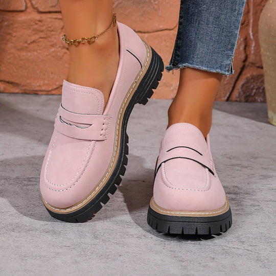 Damen Bequeme Mokassins mit trendiger Sohle und modischem Design R&B