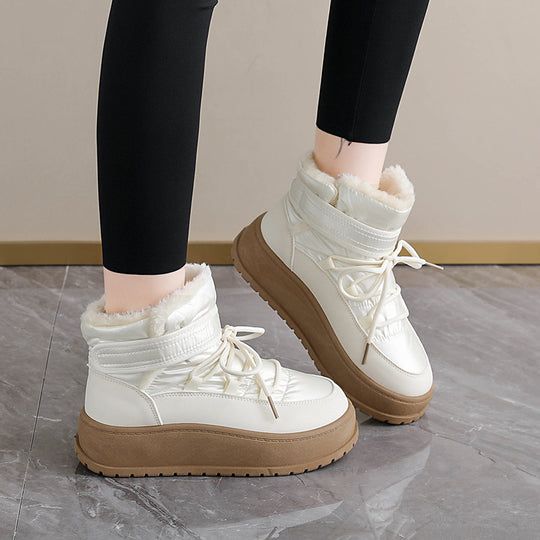 Damen gefütterte High-Top Stiefel R&B