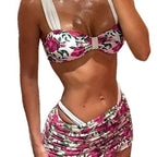 Damen Bikini-Set mit floralem Design R&B