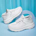 Damen Sportliche Stricksneaker mit elastischem Schaft und atmungsaktiver Sohle