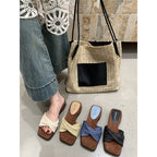 Damen bequeme und elegante Mules R&B