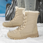Damen Winterstiefel mit rutschfester Sohle und isolierendem Innenfutter R&B